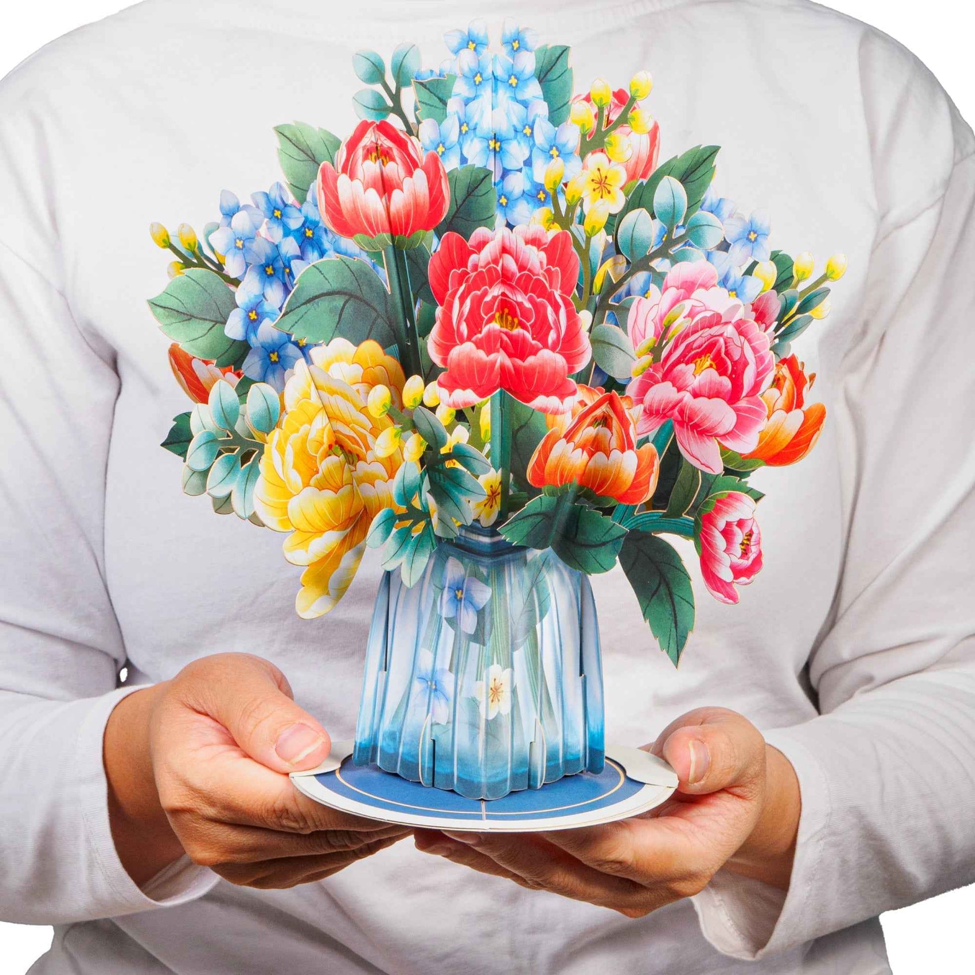 Winter Wonderland Oversized Pop Up Card with HugePop Bouquet