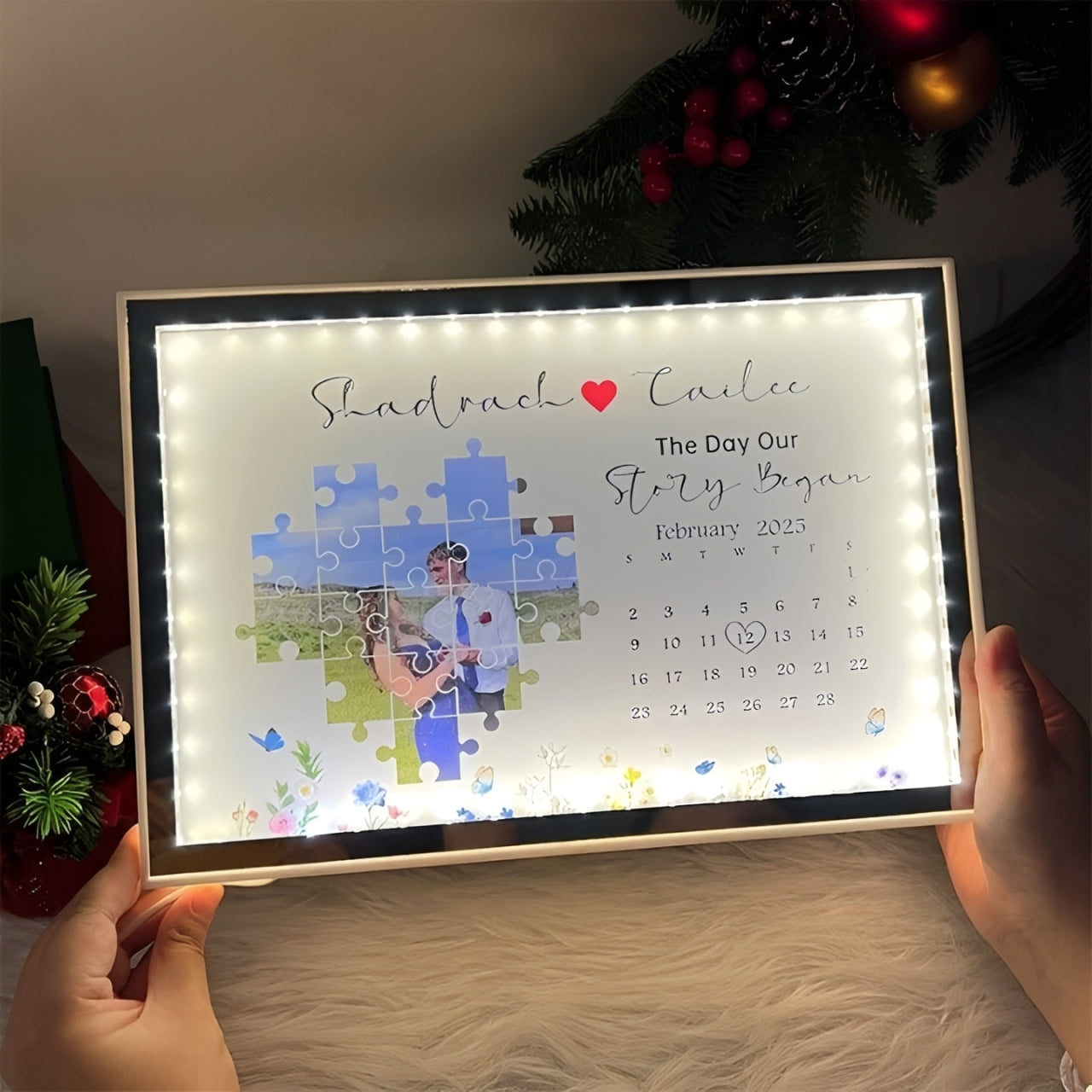 The Day I Found My Missing Piece Magic Mirror Personalized Gift  - 💕 Best Gifts to Lover 💕