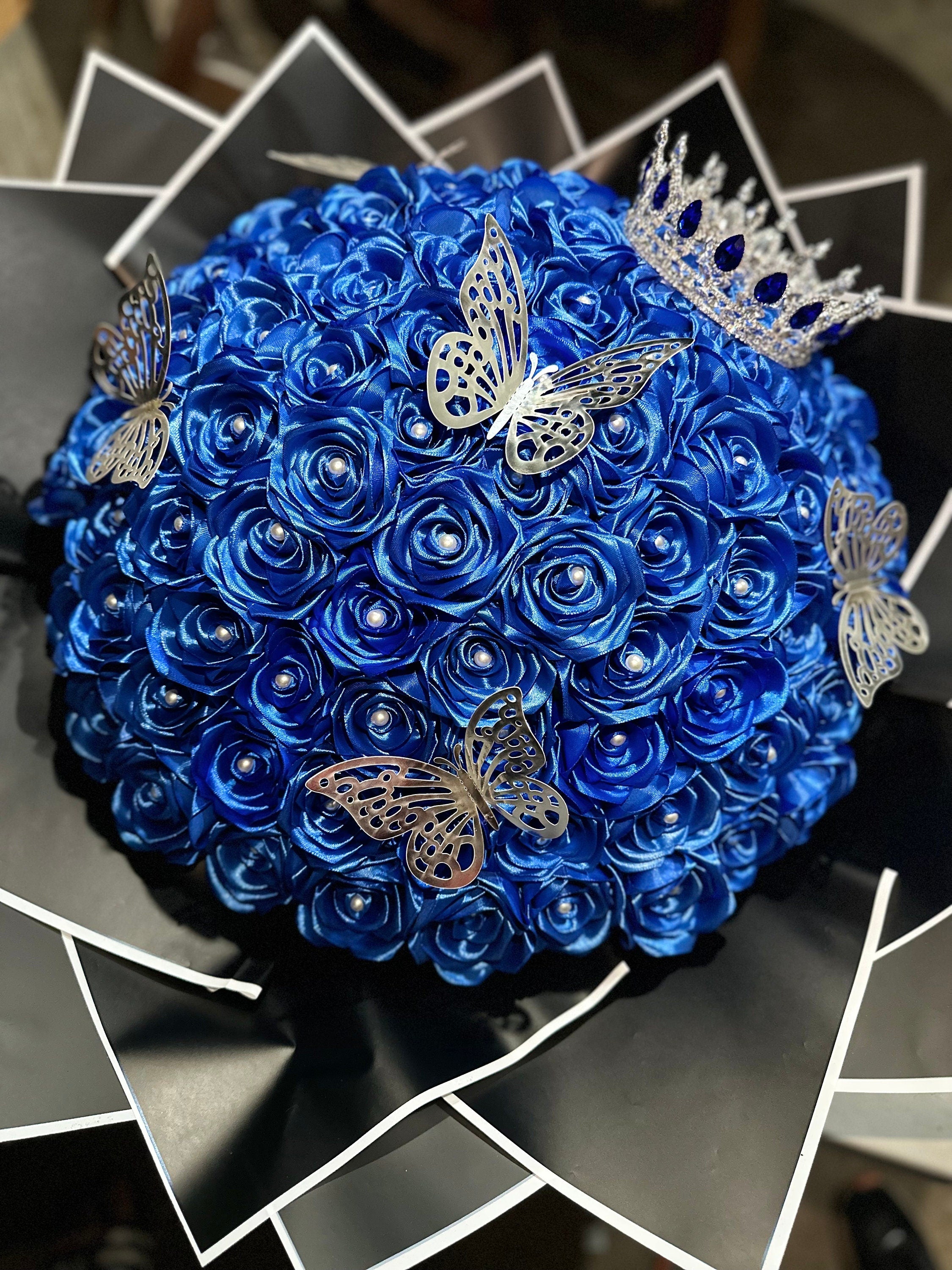 💕Eternal Roses - HandMade From Satin Ribbon(Never Wither)💕