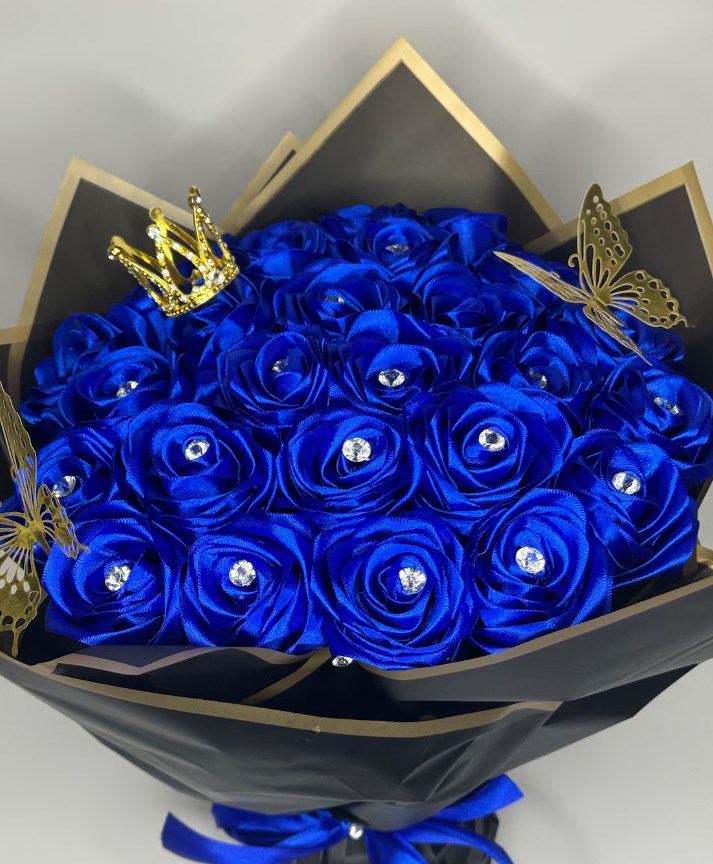 💕Eternal Roses - HandMade From Satin Ribbon(Never Wither)💕
