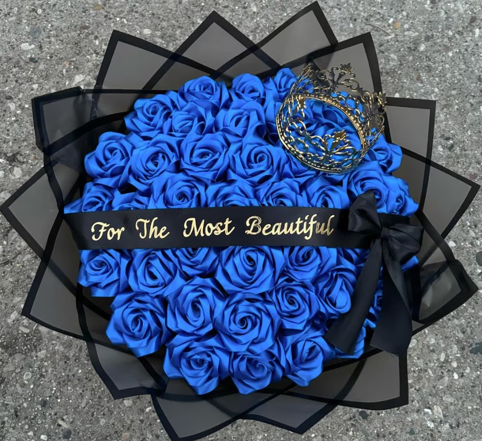 💕Eternal Roses - HandMade From Satin Ribbon(Never Wither)💕