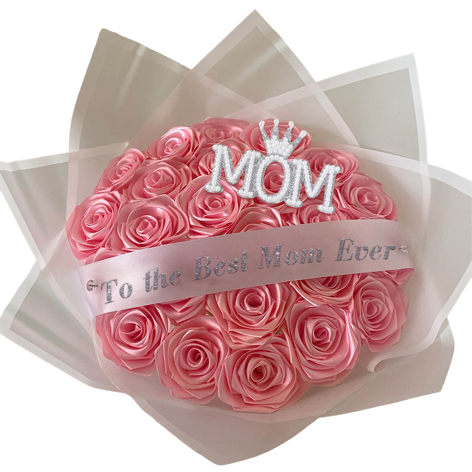 💕Eternal Roses - HandMade From Satin Ribbon(Never Wither)💕