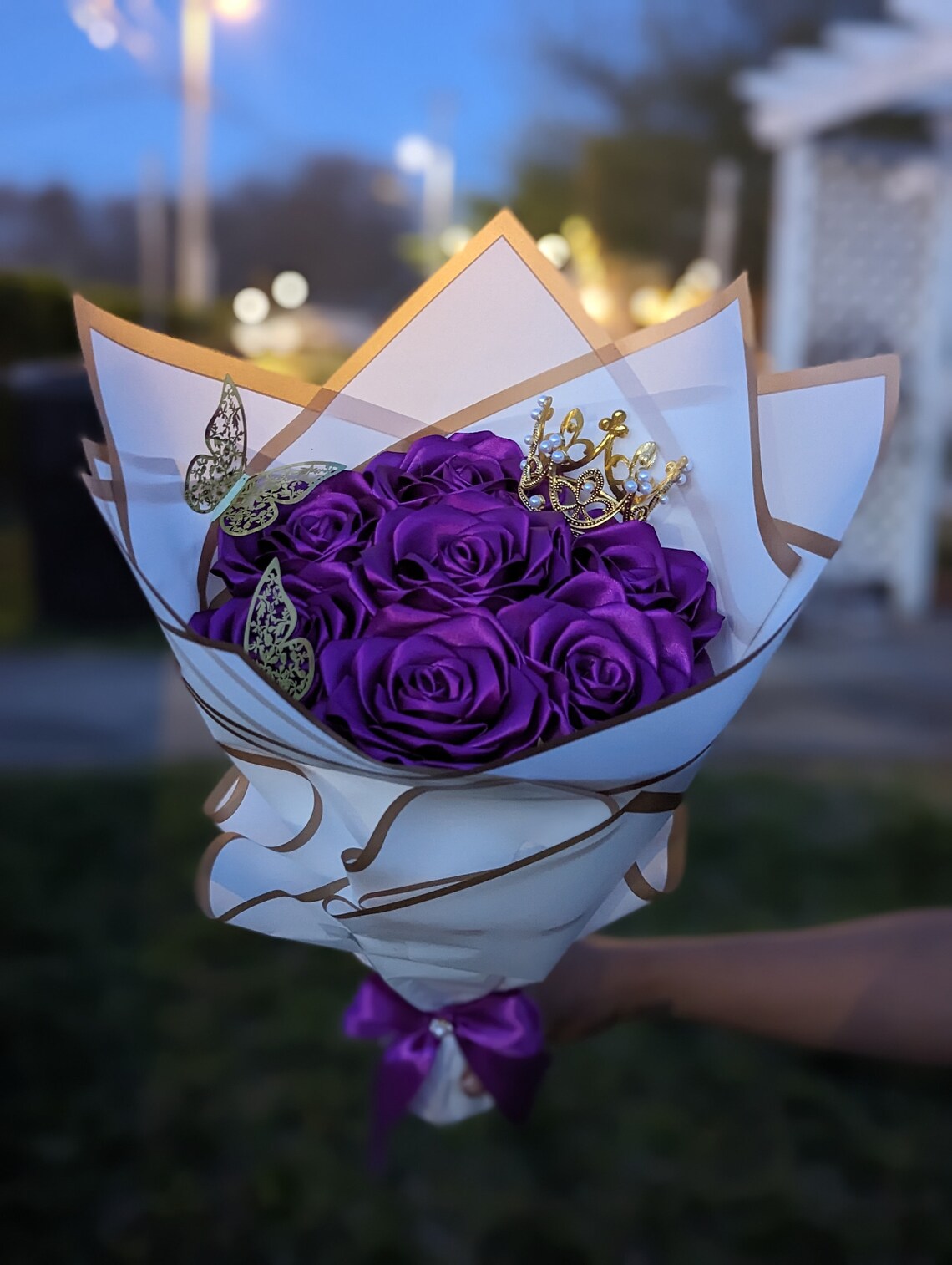 💕Eternal Roses - HandMade From Satin Ribbon(Never Wither)💕