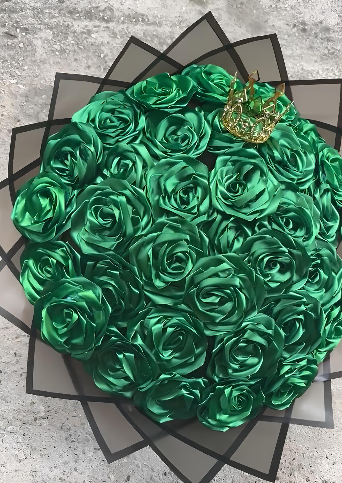 💕Eternal Roses - HandMade From Satin Ribbon(Never Wither)💕
