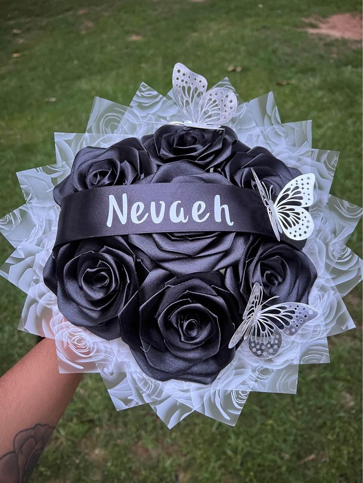 💕Eternal Roses - HandMade From Satin Ribbon(Never Wither)💕