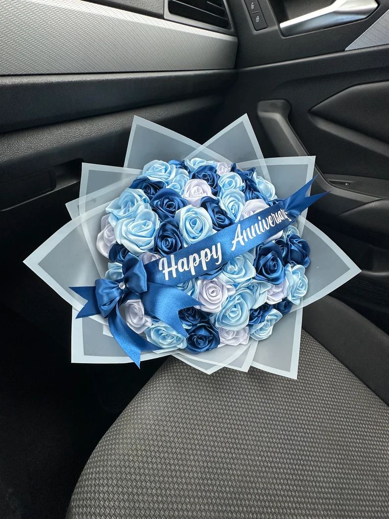 💕Eternal Roses - HandMade From Satin Ribbon(Never Wither)💕