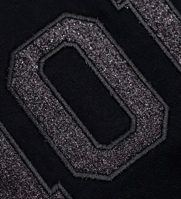 Embroidered Love Glitter Sweatshirt