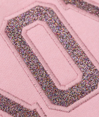 Embroidered Love Glitter Sweatshirt