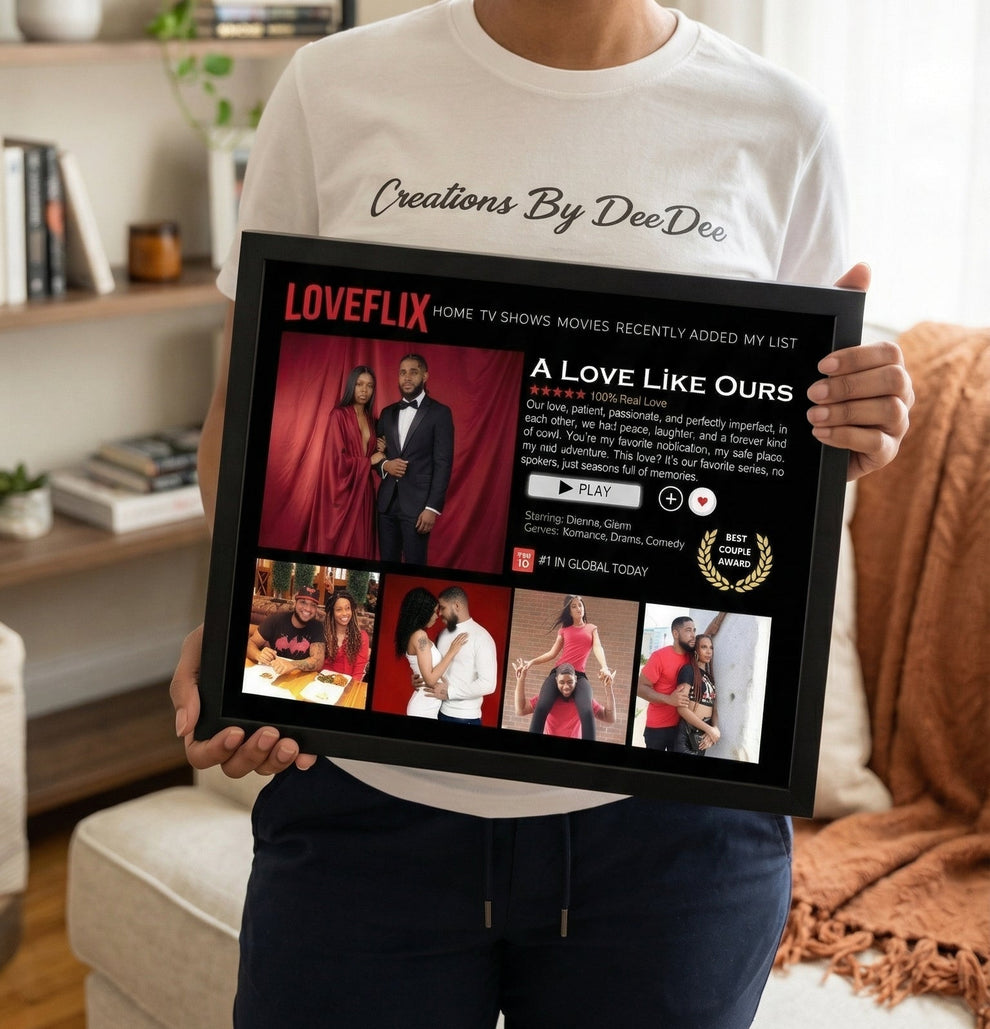 Custom Loveflix Photo Frames, A Perfect Gift For Your Loved One, The Must-Have Gift For Couples In 2026.