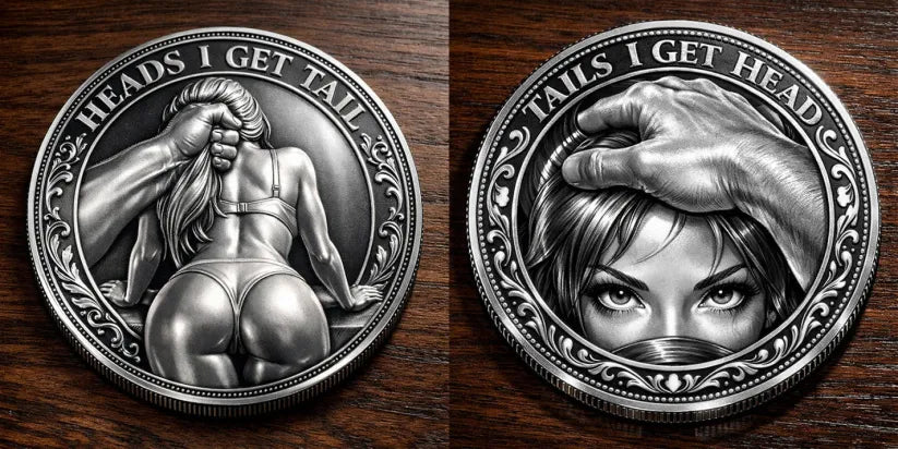 Heads I Get Tail / Tails I Get Head Commemorative Coin❤️🌹