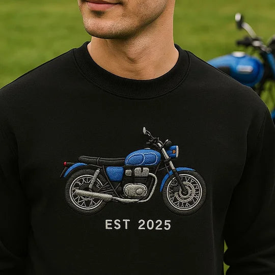 Custom Car Embroidered Crewneck & Hoodies – The Perfect Gift for Your Boyfriend or Husband!