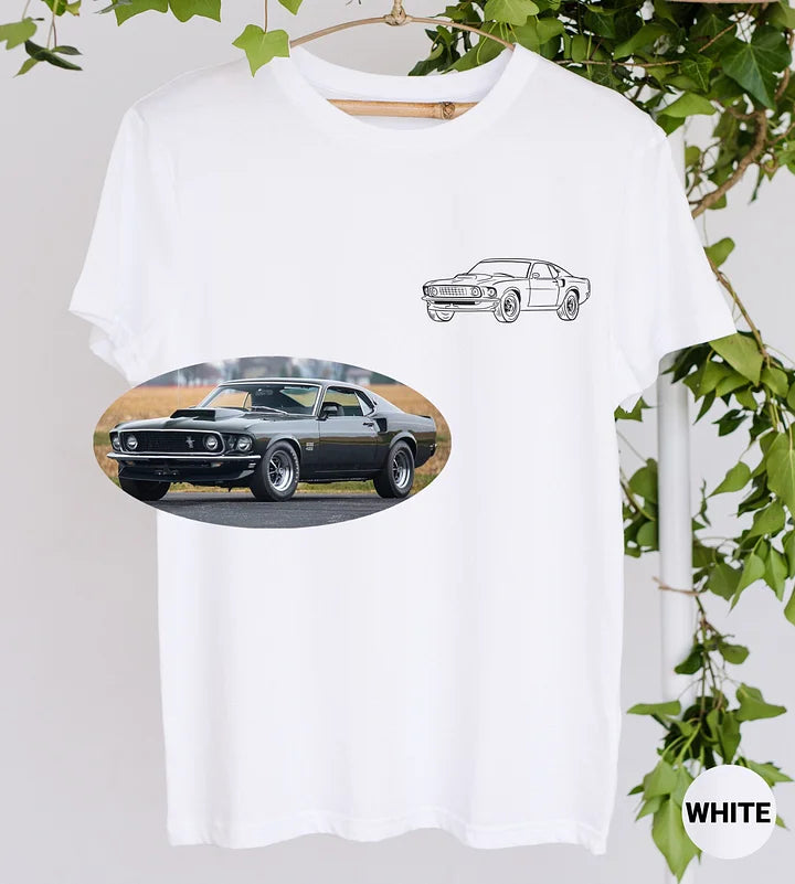 CHEST Custom Car Crewneck & Hoodie – Personalized Car Portraits for Couples