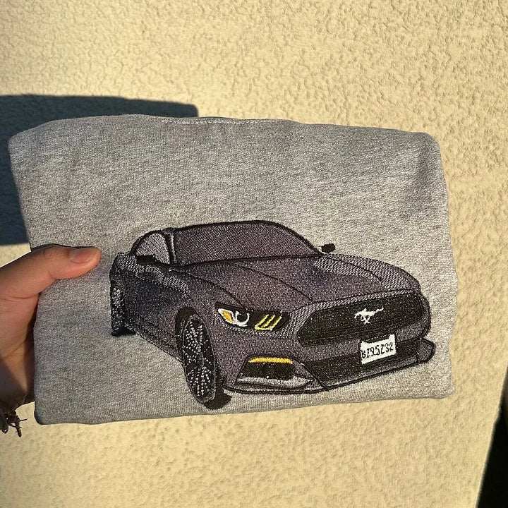 Custom Car Embroidered Shirt – Perfect Gift for Car Lovers and Couples, Dad! ! !