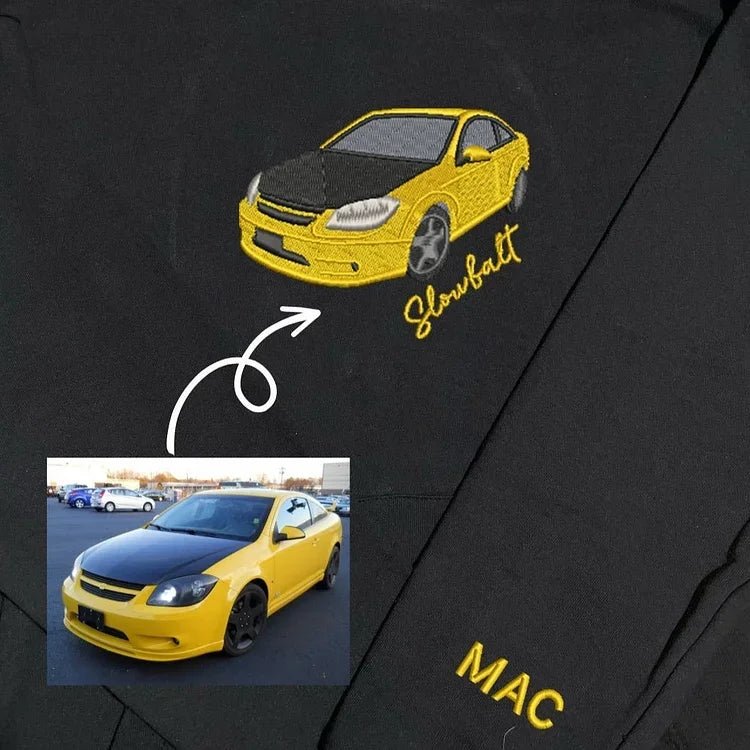 Custom Car Embroidered Shirt – Perfect Gift for Car Lovers and Couples, Dad! ! !