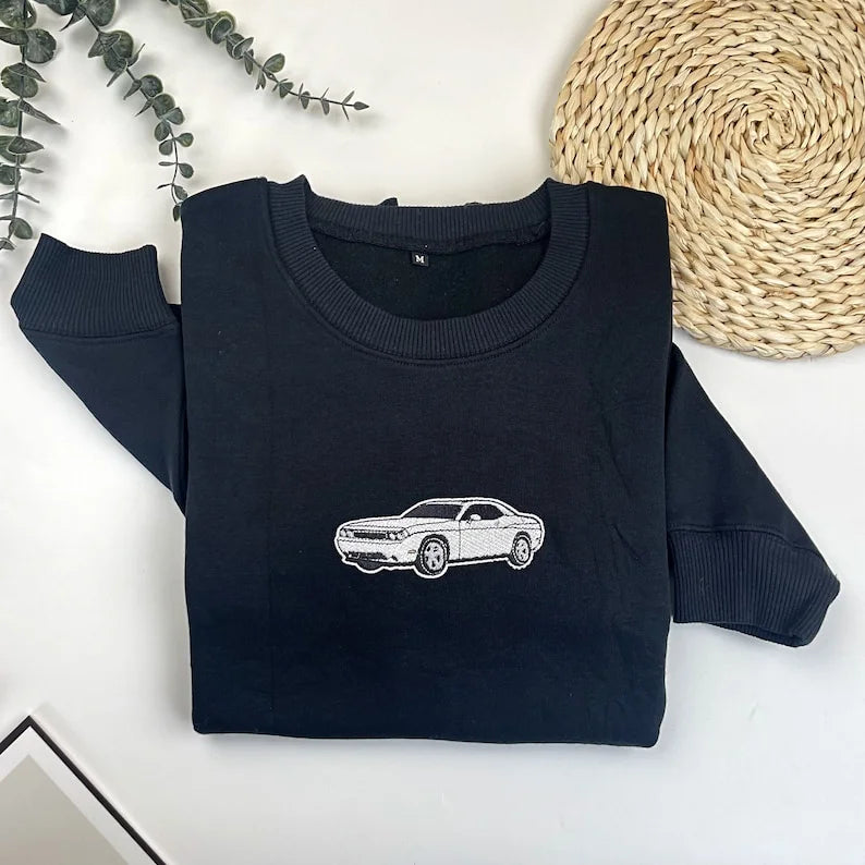 Custom Car Embroidered Shirt – Perfect Gift for Car Lovers and Couples, Dad! ! !