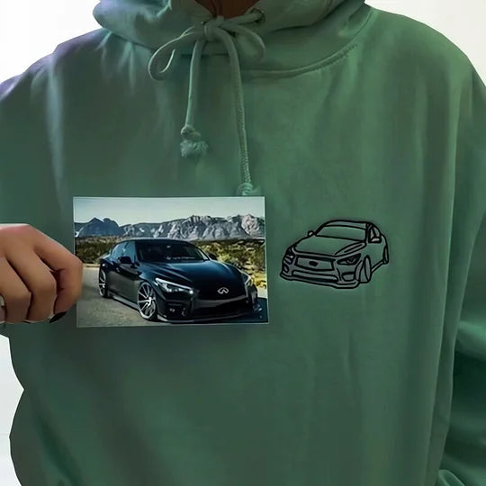 JDM Car lover gift , Rally Driver King White , Unisex Hoodie