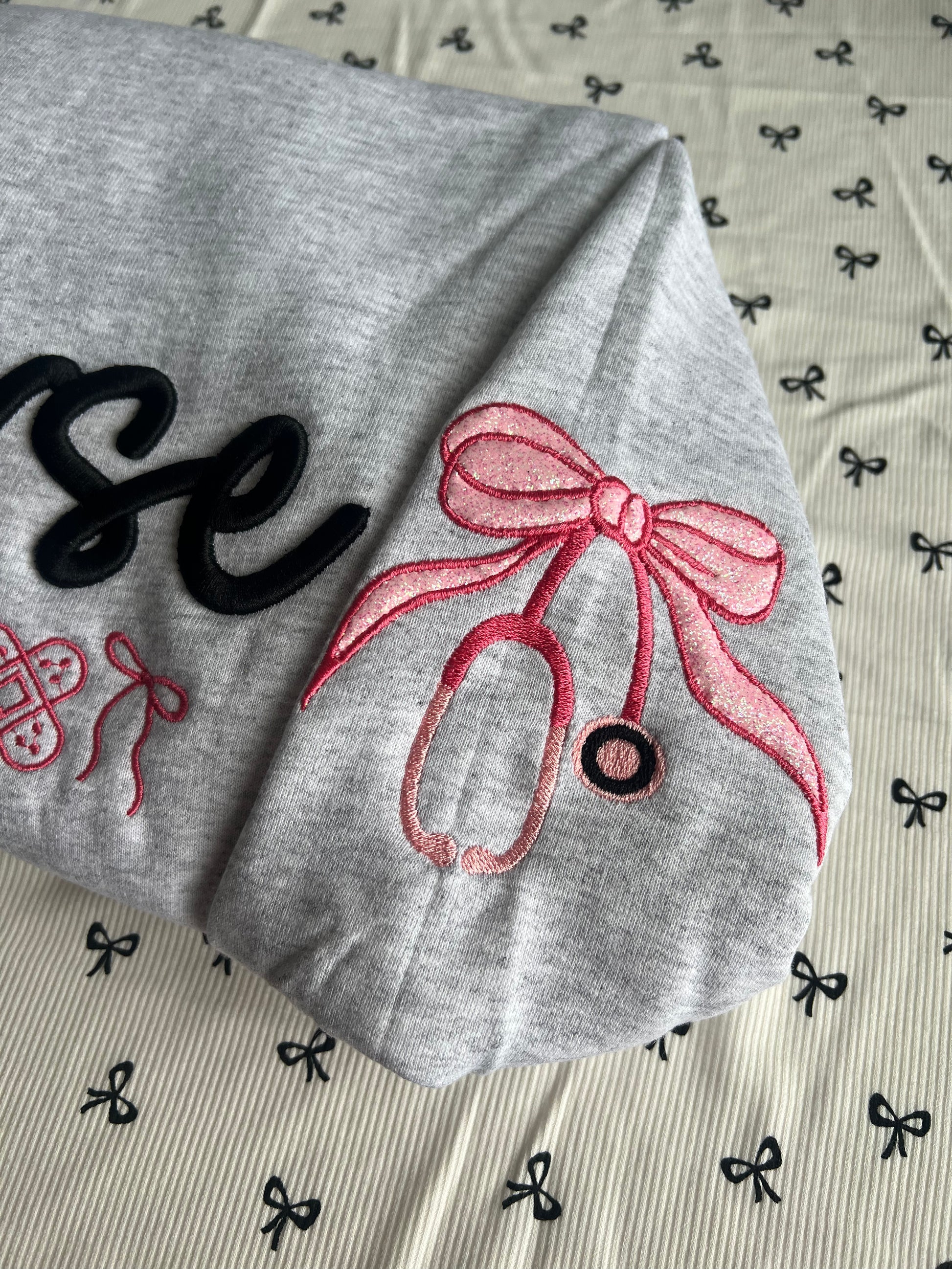 3D Literally Just A Nurse Crewneck