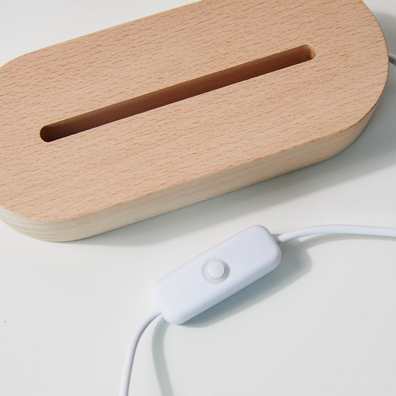 Personalized Baby Memorial Table Card & Acrylic Table Lamp - New Mother's Memorable Gift