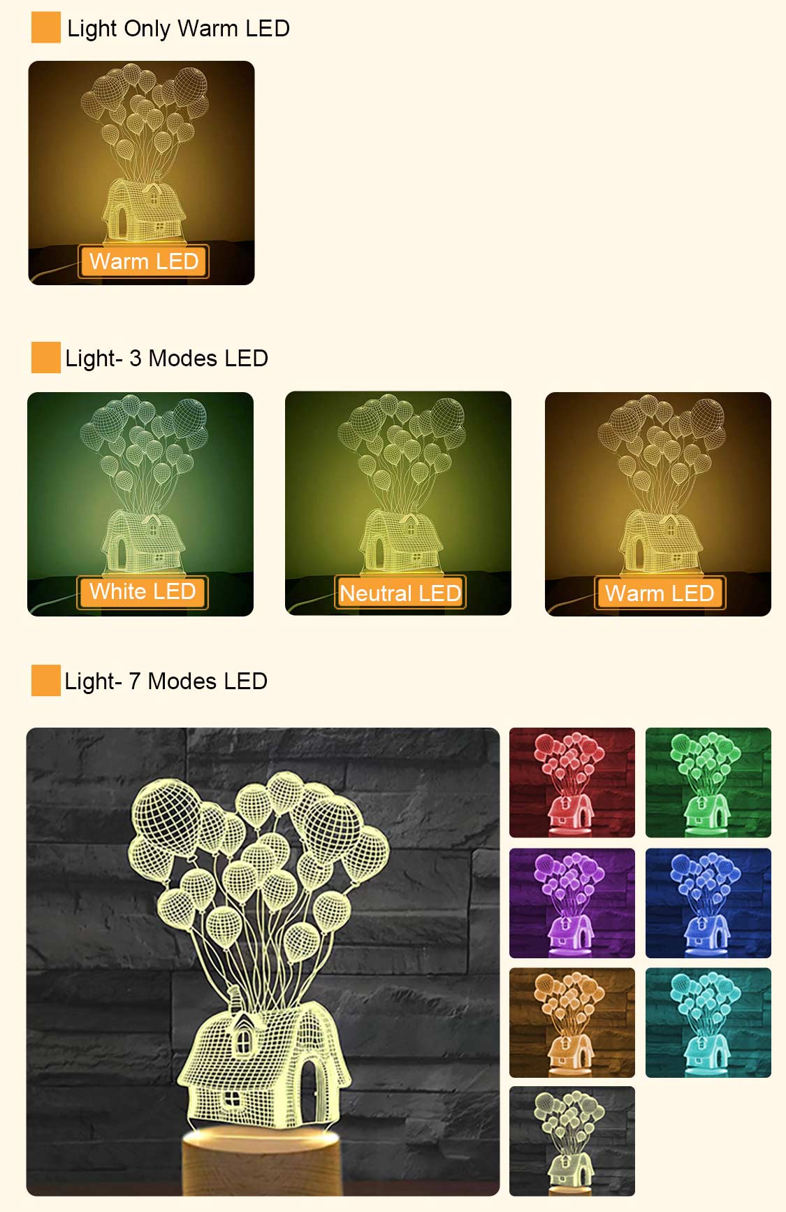 Personalized Baby Memorial Table Card & Acrylic Table Lamp - New Mother's Memorable Gift