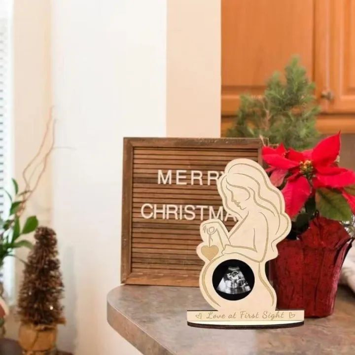 Durable Handmade Ultrasonic Photo Frame Diy Baby Ultrasonic Photo Holder, A Commemorative Gift For Expectant And New Mothers.