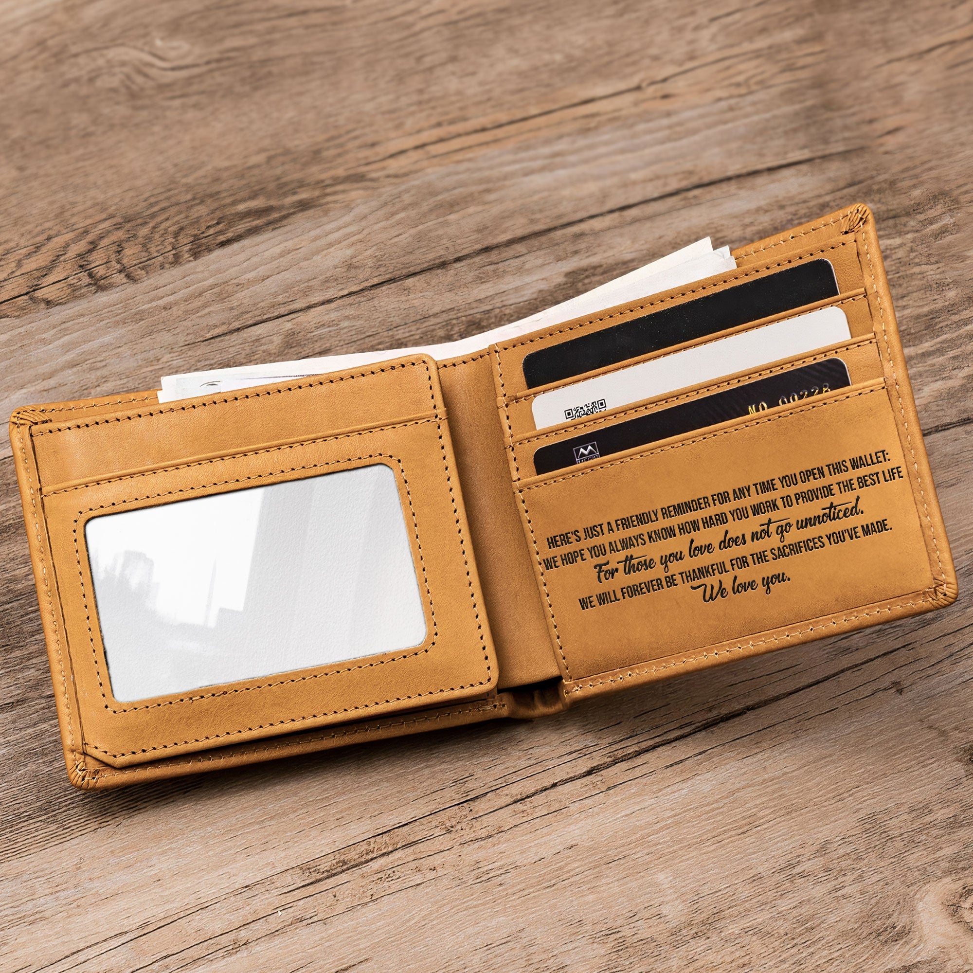 Best Dad Ever Father's Day Gift Custom Kids' Names - Wallet & Belt Set