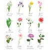 Birth Month Flower Personalized Cross Box – Custom Name & Date