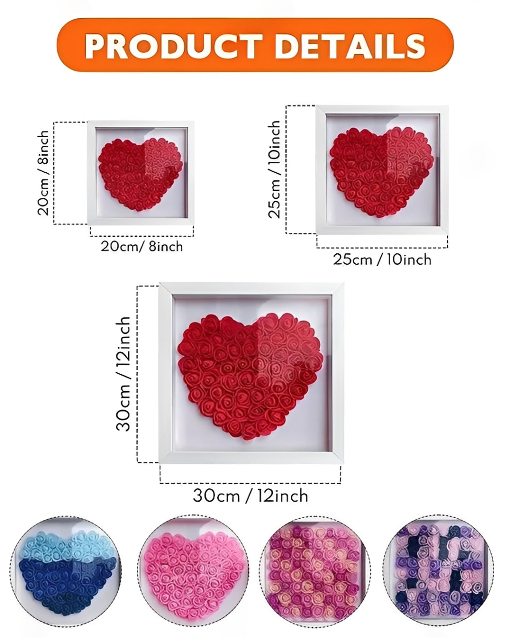 Memories Bloom Here – Personalised Flower Shadow Box with Family Portrait for Mom & Grandma