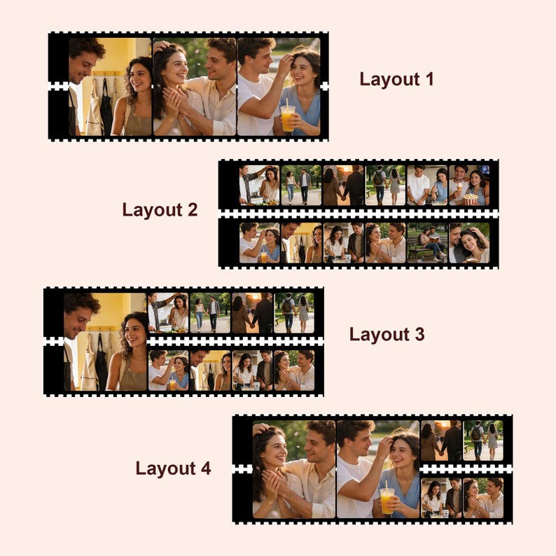 Custom Photo Rotating Frame With Warm Light, Film-Style Night Light With Text & Music – Gift For Couples, Mom, Mother’S Day Keepsake