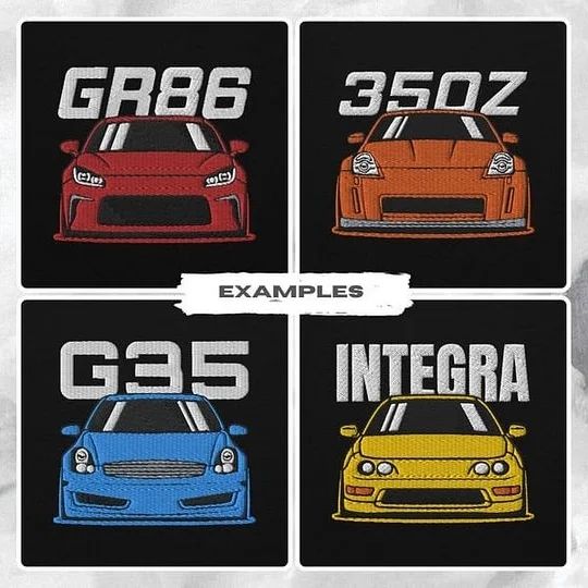 Custom Embroidered Car Hoodie & T-Shirt – Featuring Your Own Car! A Great Gift Idea For Petrolheads, Dads, Or Boyfriends.