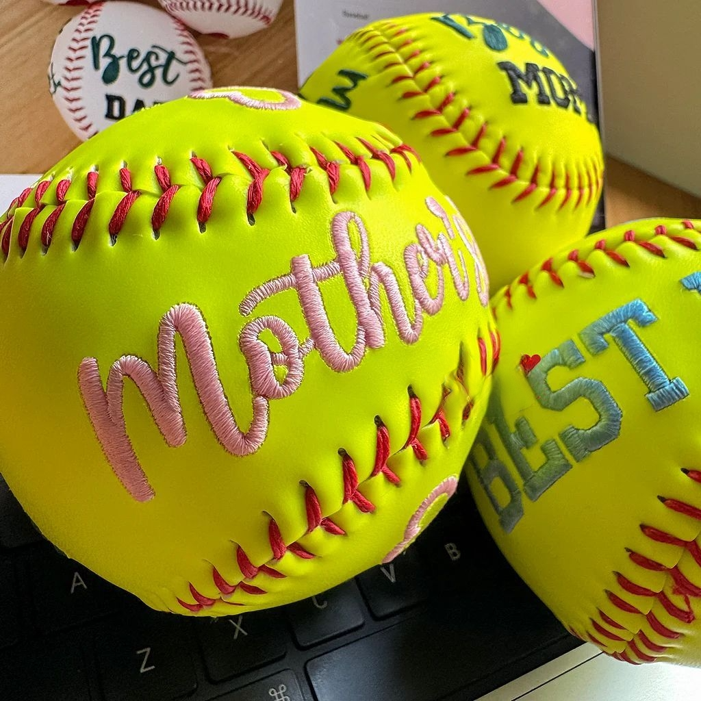 Customized Embroidered Baseball & Softball, Father's Day Gift, Mother's Day Gift