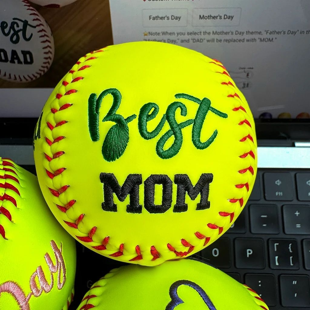 Customized Embroidered Baseball & Softball, Father's Day Gift, Mother's Day Gift