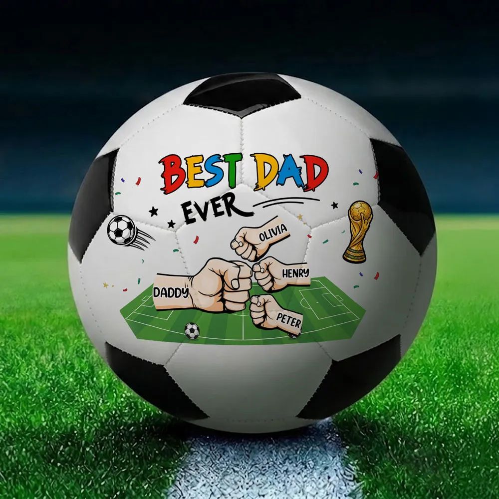 Football Dad - Personalized Custom Soccer Ball