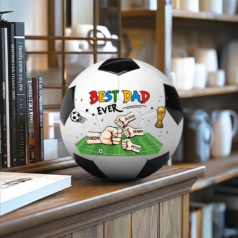 Football Dad - Personalized Custom Soccer Ball