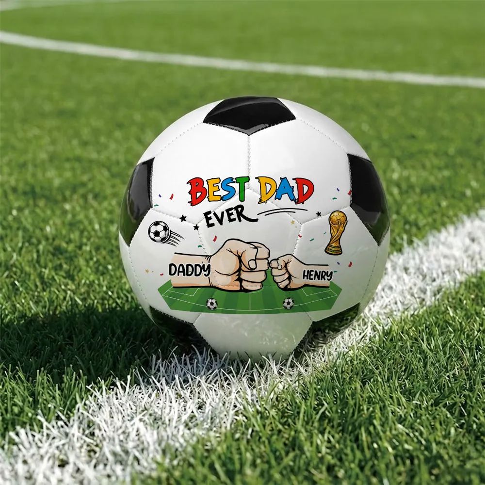 Football Dad - Personalized Custom Soccer Ball