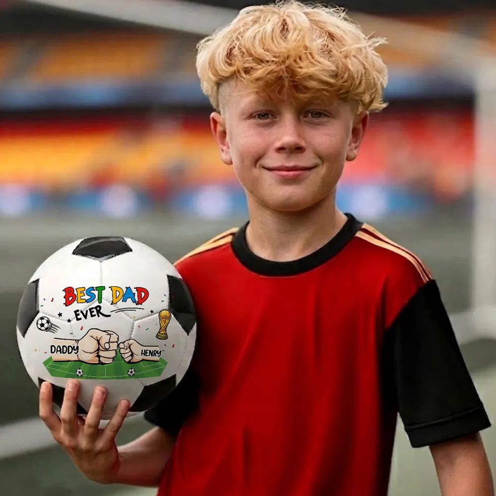 Football Dad - Personalized Custom Soccer Ball