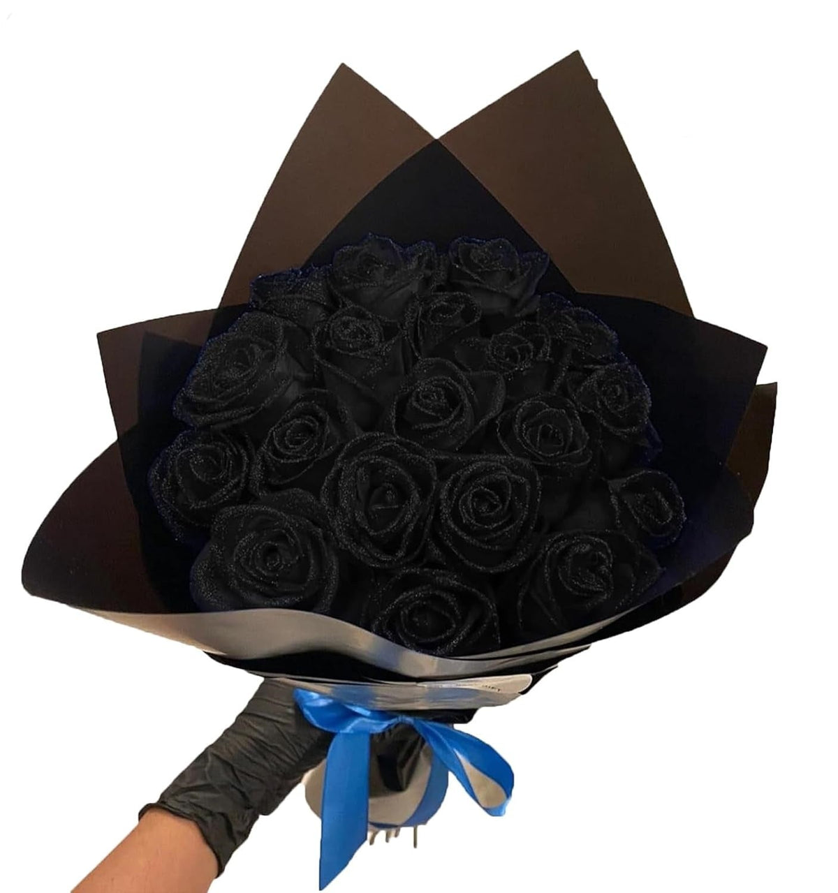 💕Glitter Rose Bouquet💕Personalized Glittery initial Eternal Rose Bouquet