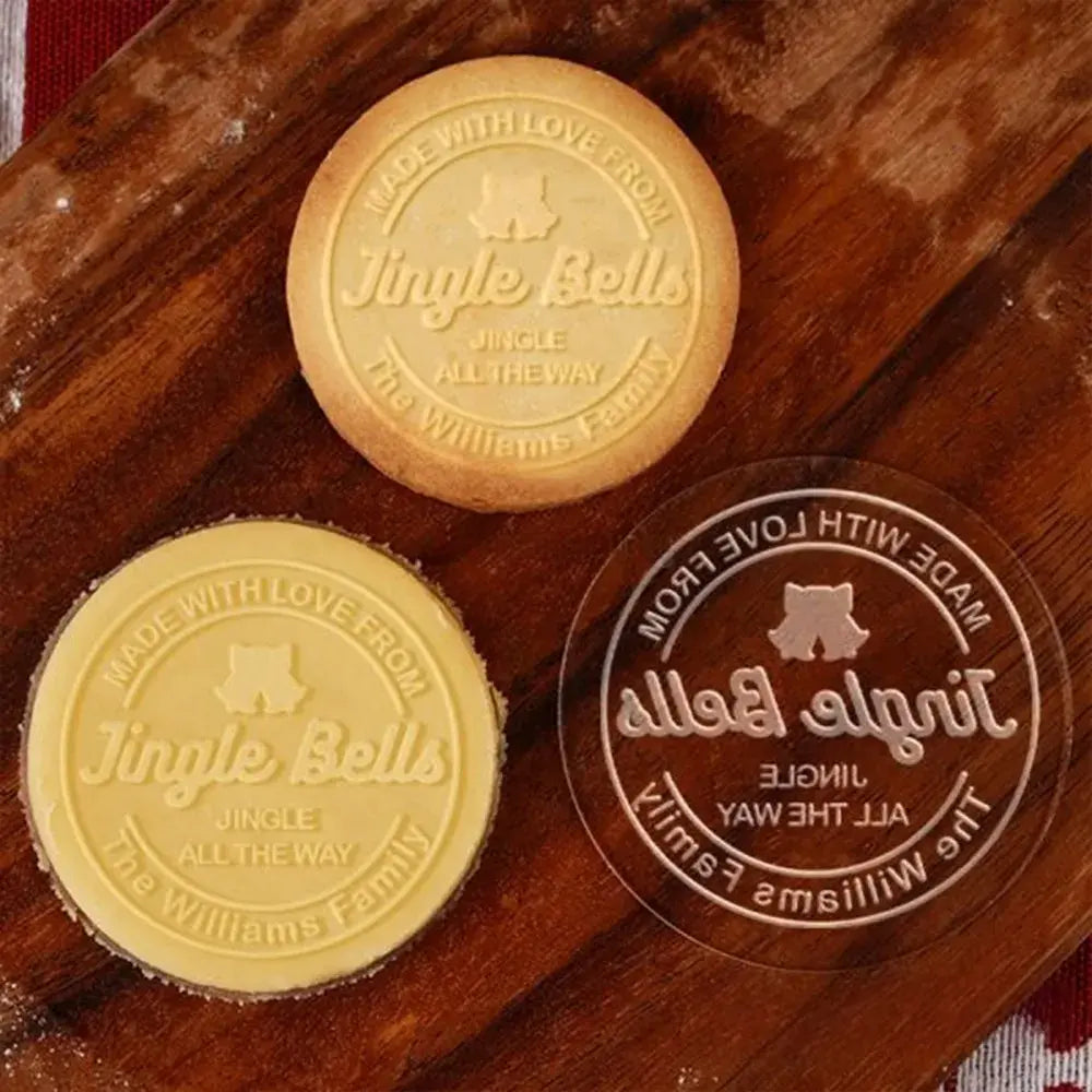 Personalized Christmas Jingle Bells, Jingle Bells, Jingle All the Way Custom Cookie Stamp