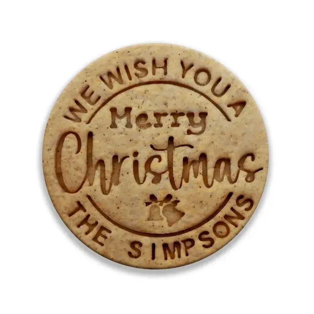 Personalized Christmas Cookie Cutter Stamp Set Custom Family Name Holiday Baking Gift