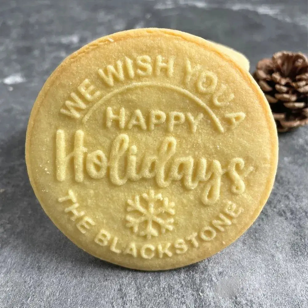 Christmas Icon Cookie Stamp Merry Christmas Happy Holiday Gift