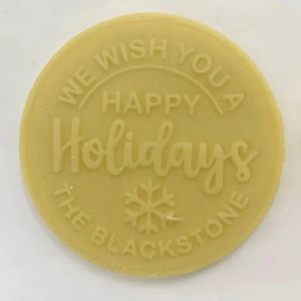 Christmas Icon Cookie Stamp Merry Christmas Happy Holiday Gift