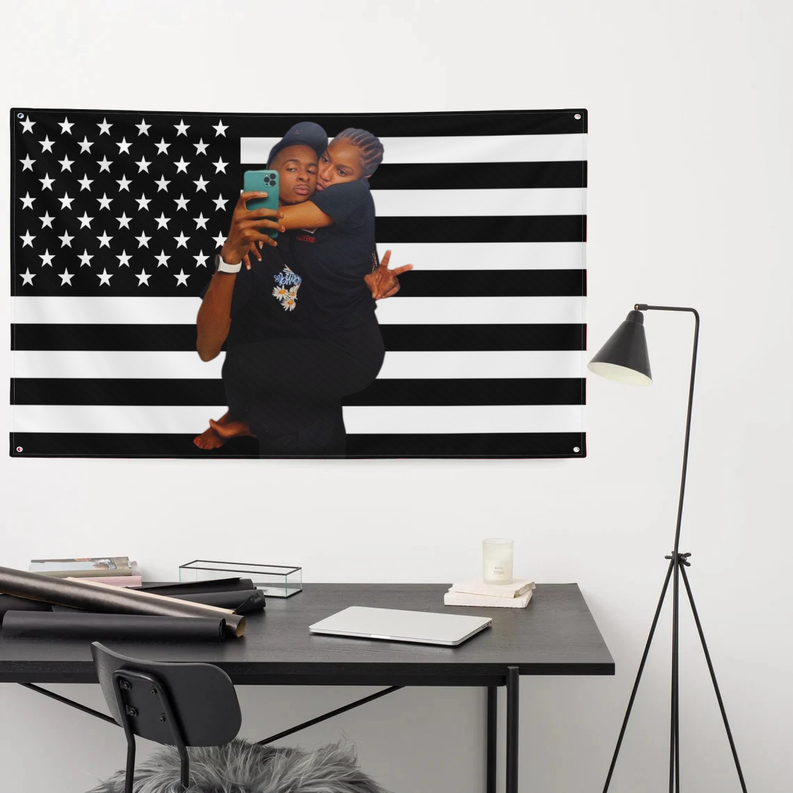 Custom Photo USA Flag