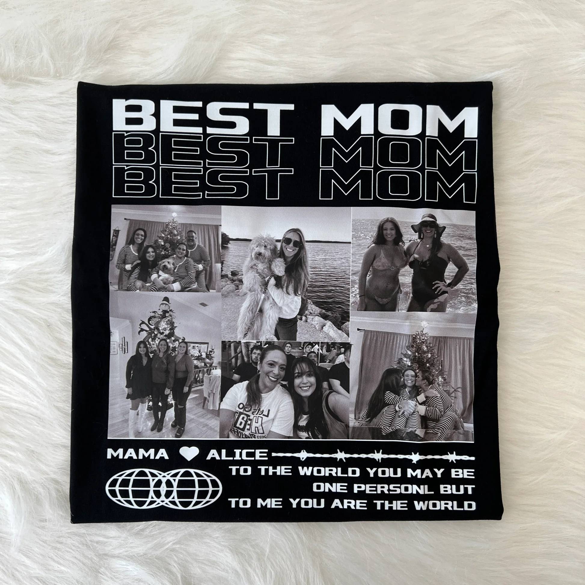 Klamay™ Unique Custom Photo Tee 💗 Crewneck 💗 Hoodie For Mother's Day Gift