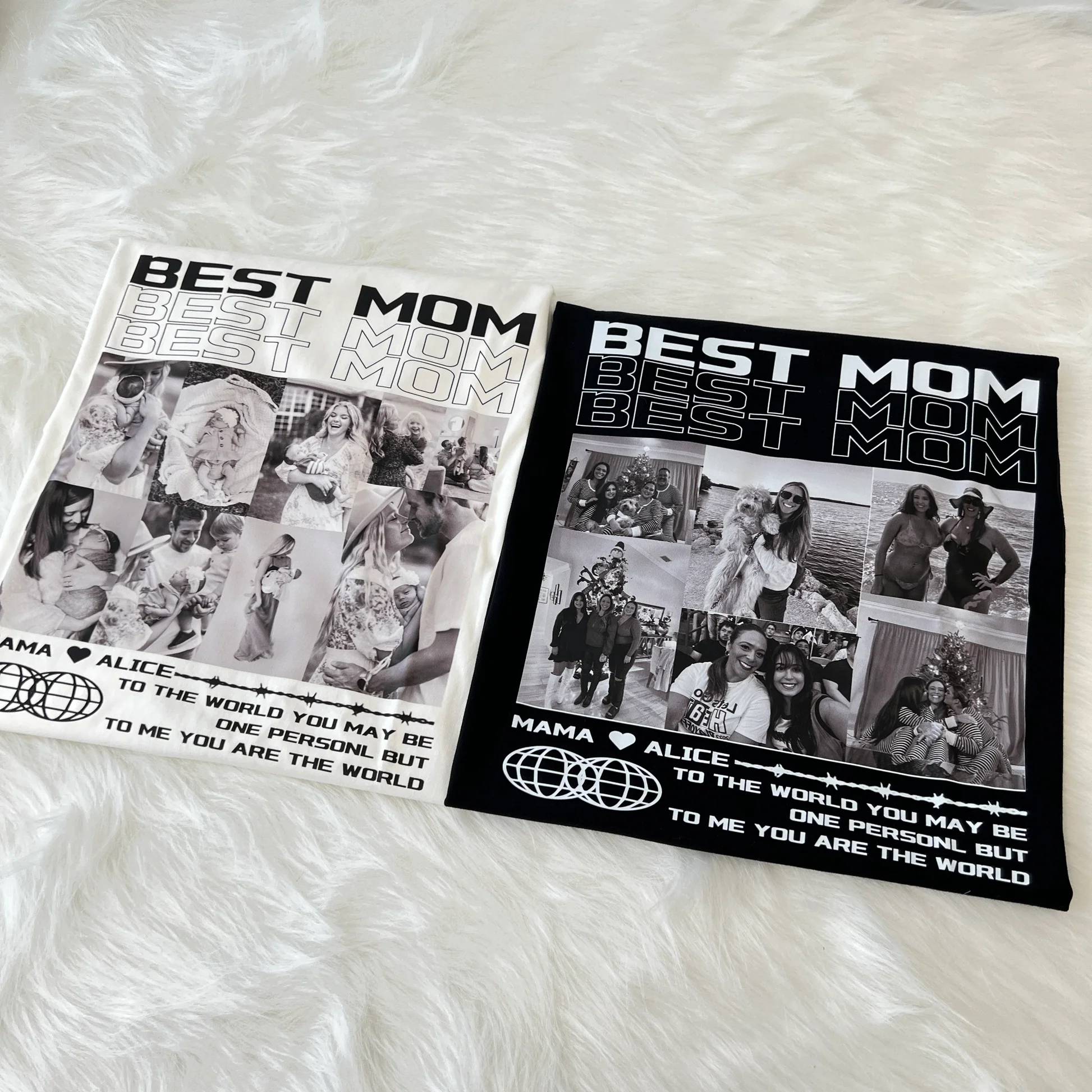 Klamay™ Unique Custom Photo Tee 💗 Crewneck 💗 Hoodie For Mother's Day Gift