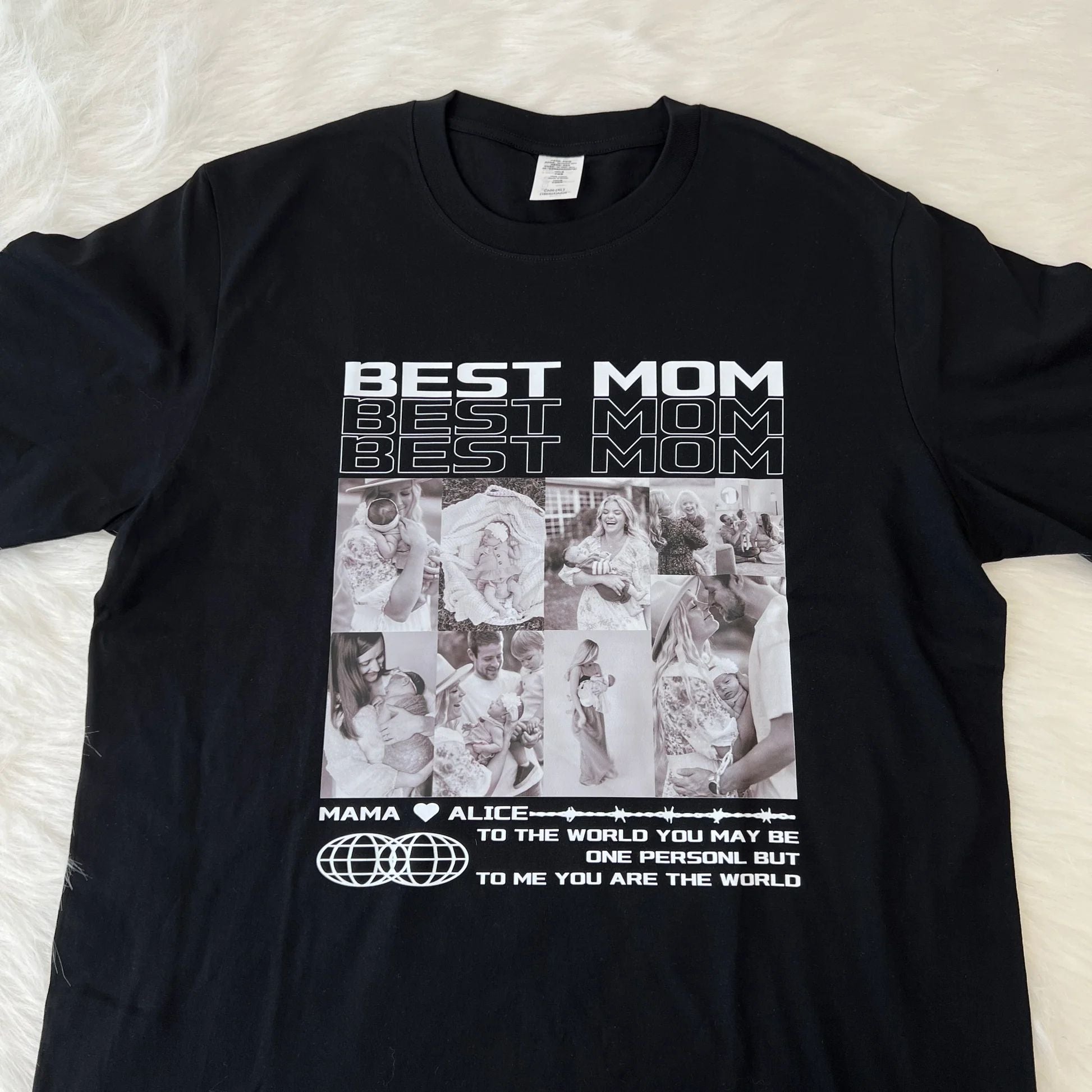 Klamay™ Unique Custom Photo Tee 💗 Crewneck 💗 Hoodie For Mother's Day Gift