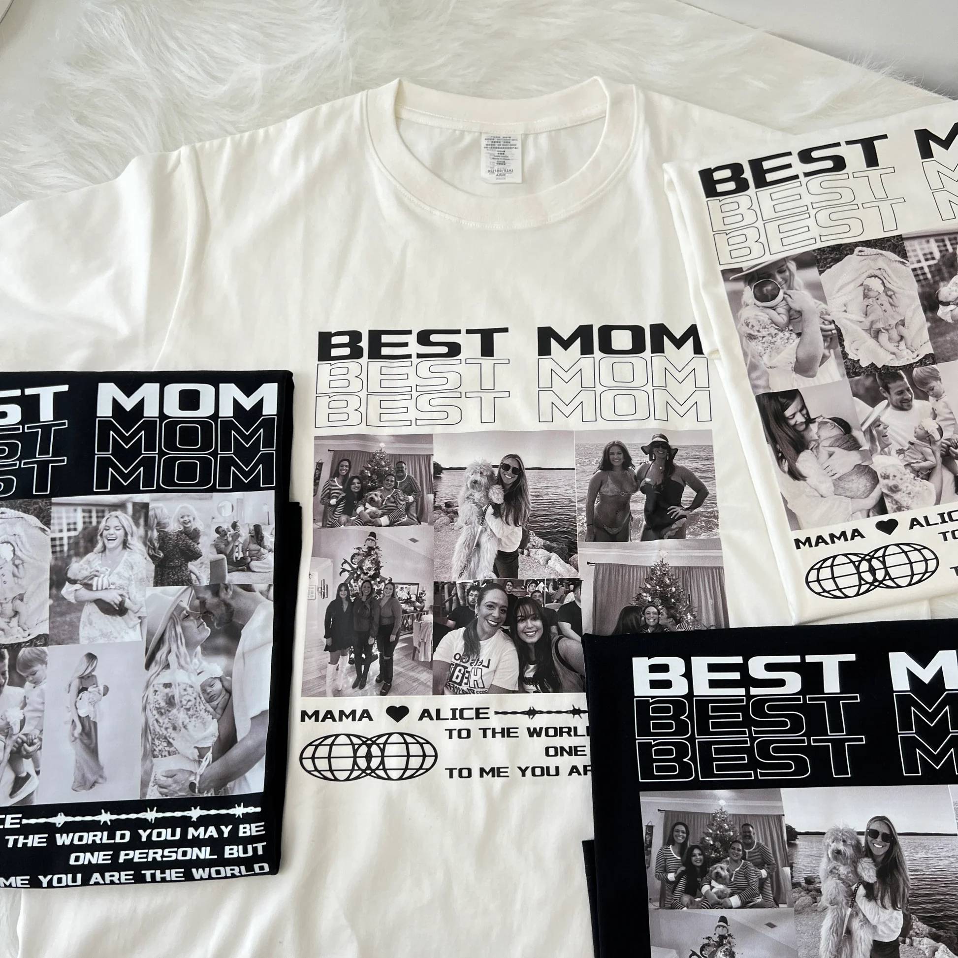 Klamay™ Unique Custom Photo Tee 💗 Crewneck 💗 Hoodie For Mother's Day Gift