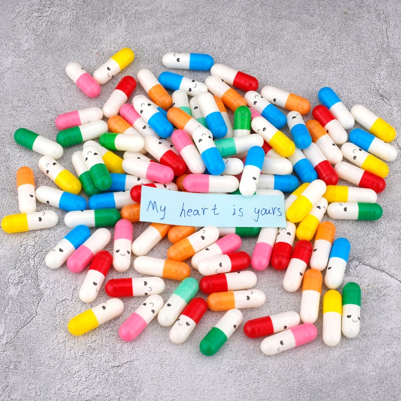 Capsule Letters Message In A Bottle (Mixed Color)-Family/Couple Gift🎁