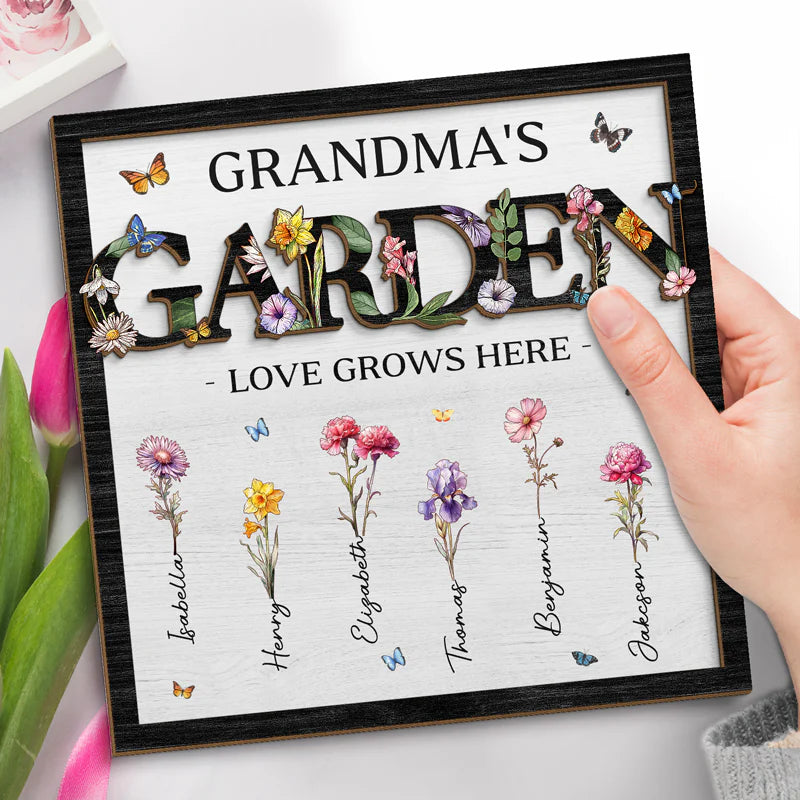 We Are Connected With One Another - Family Personalized Custom 2-Layered Wooden Plaque - Mother's Day Gift