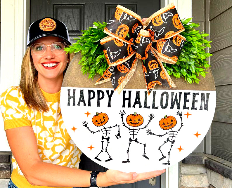 Happy Halloween 3D Front Door Decor