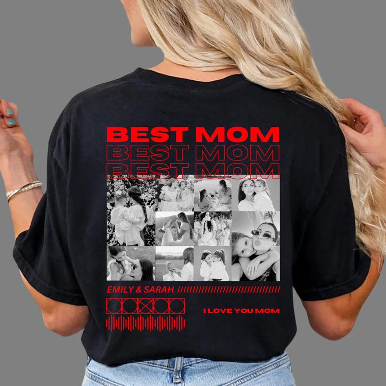 Klamay™ Unique Custom Photo Tee 💗 Crewneck 💗 Hoodie For Mother's Day Gift