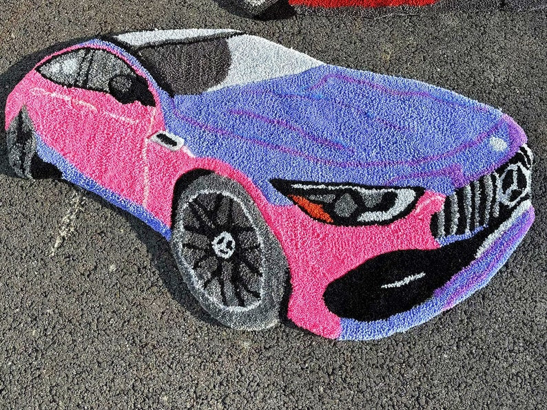 Handmade Custom Car Rug